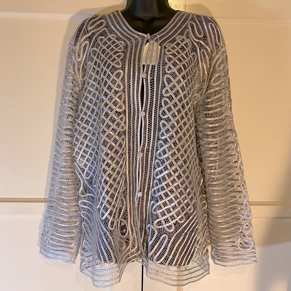 Silk Box Handmade Lace Jacket Charmeuse 10